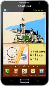 Смартфон Samsung Galaxy Note GT-N7000 Blue - Калтан